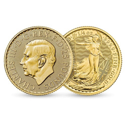 Britannia - King Charles III 1/4 uncji Złota 2023