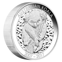 Koala 10 oz Silver (10th anniversary) 2017