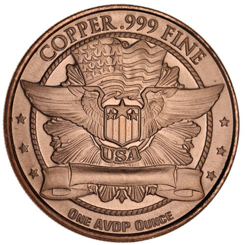 Bust of Lincoln 1 oz Copper