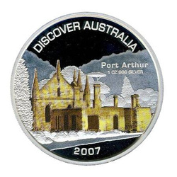 Fedezze fel Ausztráliát: Port Arthur 1 uncia ezüst 2007 Proof