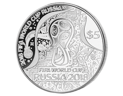 FIFA World Cup 1 oz Silber 2018 Proof