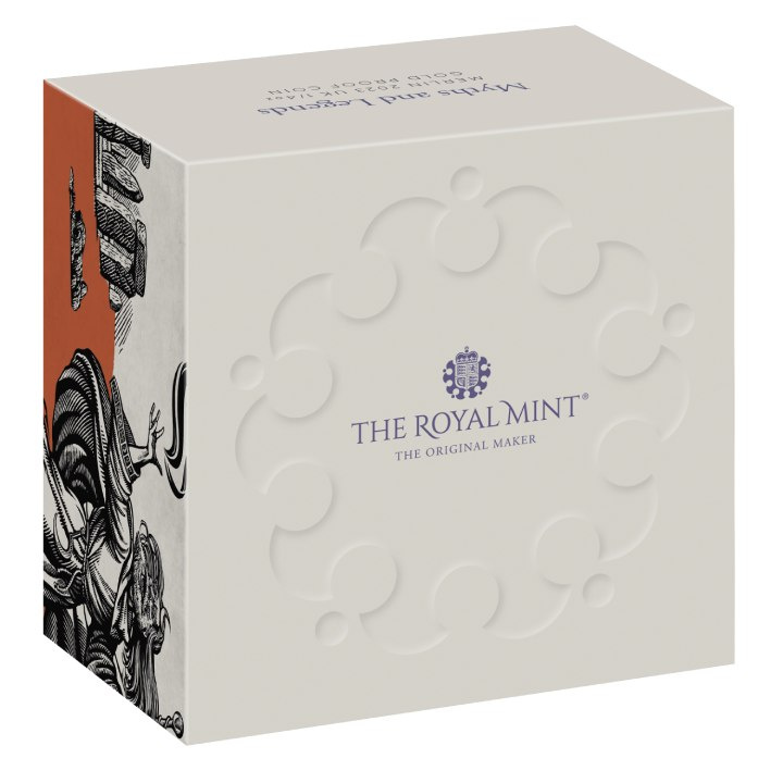 Mýty a legendy: Merlin 1/4 unce zlata 2023 Proof