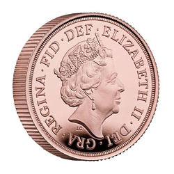 Royaume-Uni : Souverain en or Elizabeth II 2022 Proof Piedfort