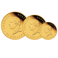Perth Mint : ensemble de 3 pièces Australie Souverain 2025 Proof
