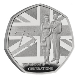 Set di 5 monete Regno Unito Platino 2023 Proof Commemorative Coin