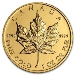 Feuille d'érable canadienne 1 once d'or 2012
