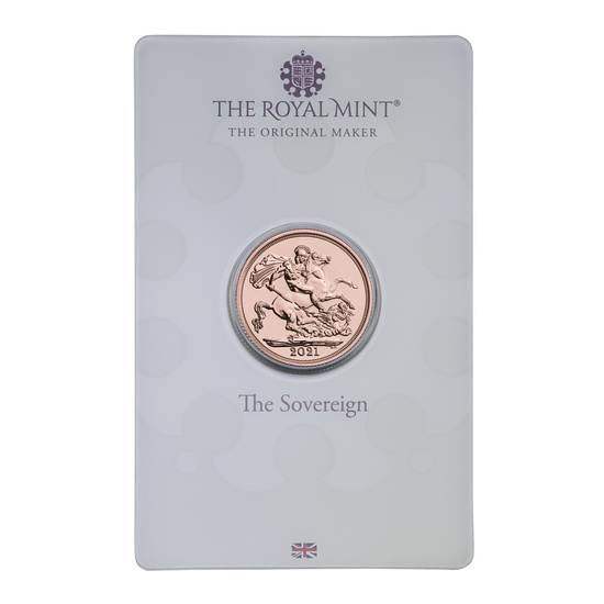 Royaume-Uni : Souverain en or Elizabeth II 2021 Certipack