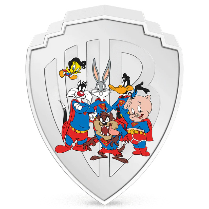 Niue: Looney Tunes Mashups - Superman coloured 2 oz Silver 2023 Proof