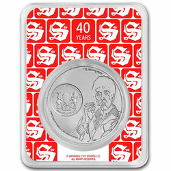 Chad: Hombre con Cicatriz - 40 aniversario de la película de color 1 oz Plata 2023 Losa