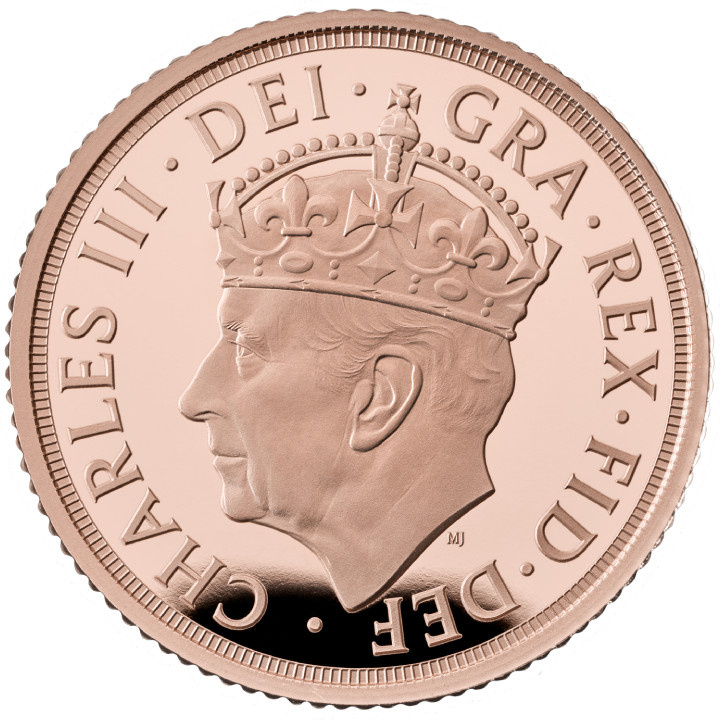 Great Britain: The Coronation of His Majesty King Charles III Half-Sovereign 2023 Gold Proof Coin