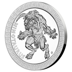 Niue : Créatures mythiques - Minotaure 2 Argent 2022 Proof