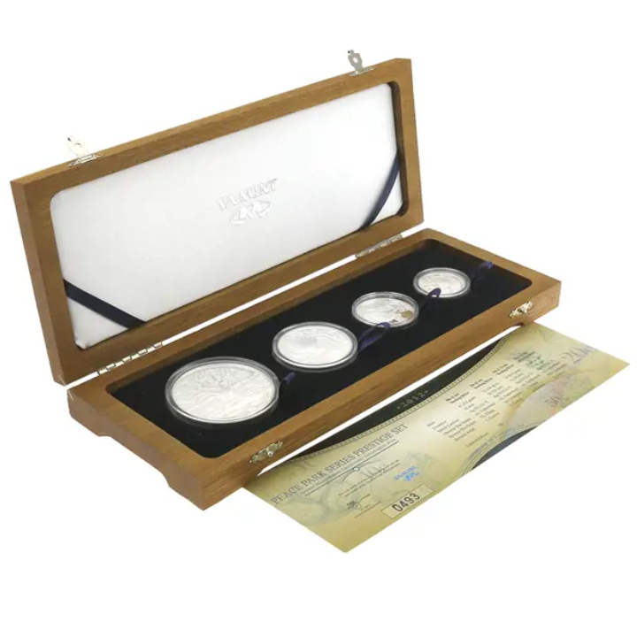 Set di 4 monete Peace Park - “Greater Mapungubwe” Argento 2012 Proof