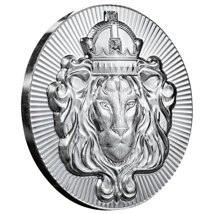 Medalie de argint Scottsdale Mint: Lion Stacker 1 uncie de argint