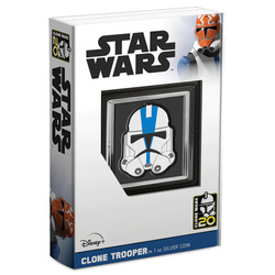 Niue: Star Wars Clone Wars 20° anniversario - 501° Legione colorato 1 oncia d'argento 2023 Proof