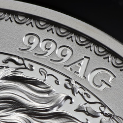 Sant'Elena Una e il leone 2 once d'argento 2023