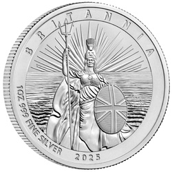 Britannia Four-Coin Silver Set 2025 Reverse Frosted