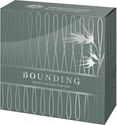 Kangaroo Bounding 1/2 unce stříbra 2022 Proof