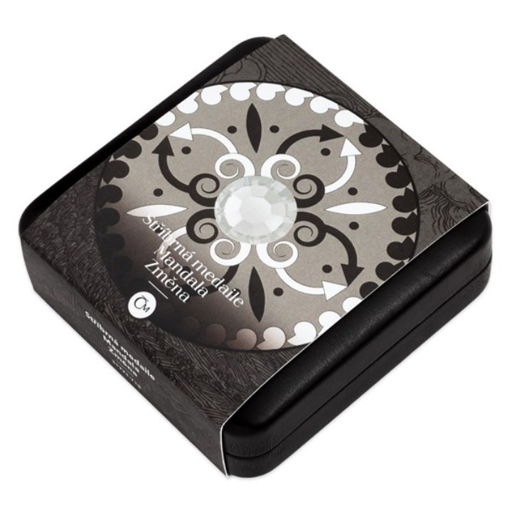 Mandala Change coloured Silver 2022 Proof