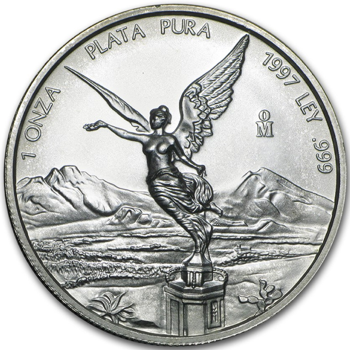 Mexican Libertad 1 uncja Srebra 1997