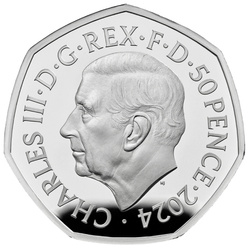 D-Day 50p Srebro 2024 Proof 