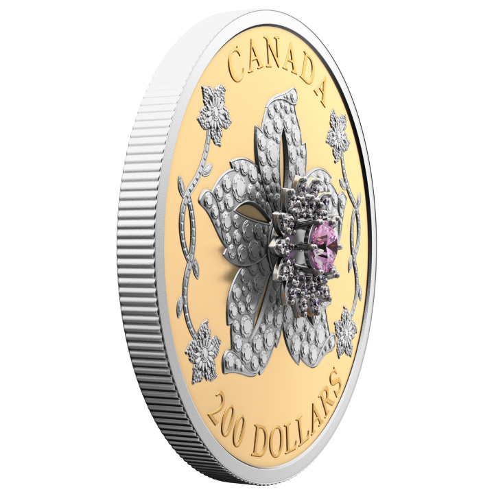 Canada: Williamson Diamond Brooch $200 Gold 2025 Proof