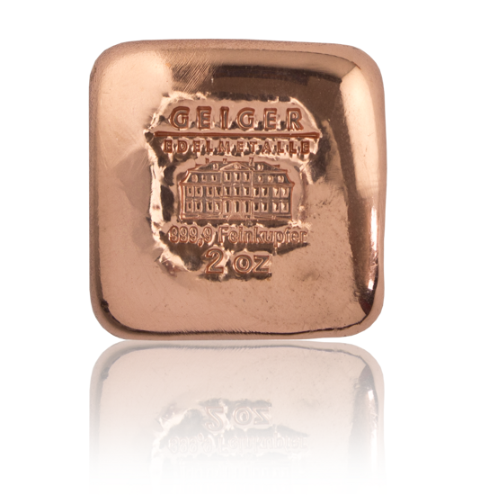 2 oz Kupferbarren