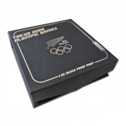 Lingot Tokyo Olympic Games 1 once d'argent 2020 Ingot Proof