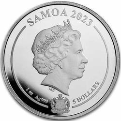 Samoa: DC Comics - The Flash 1 oz Silber 2023 Coin