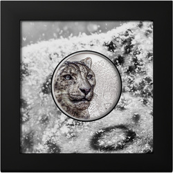 Mongolia: Snow Leopard 3 once d'argento 2024 Proof Ultra High Relief