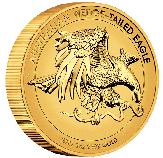 Orzeł Australijski 1 uncja Złota 2021 Proof High Relief