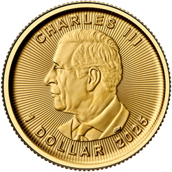 Kanadský Javorový list 1/20 unce zlata 2025