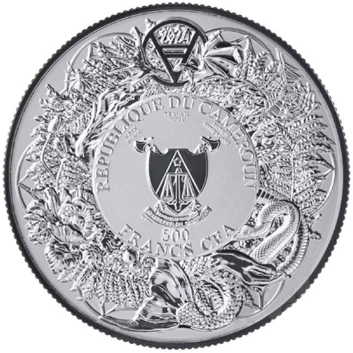 Cameroon: Slavic Bestiary - Alkonost 1 oz Silver 2024 Proof