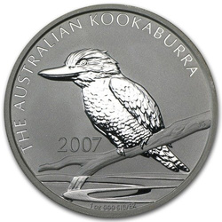 Kookaburra 1 oncia d'argento 2007