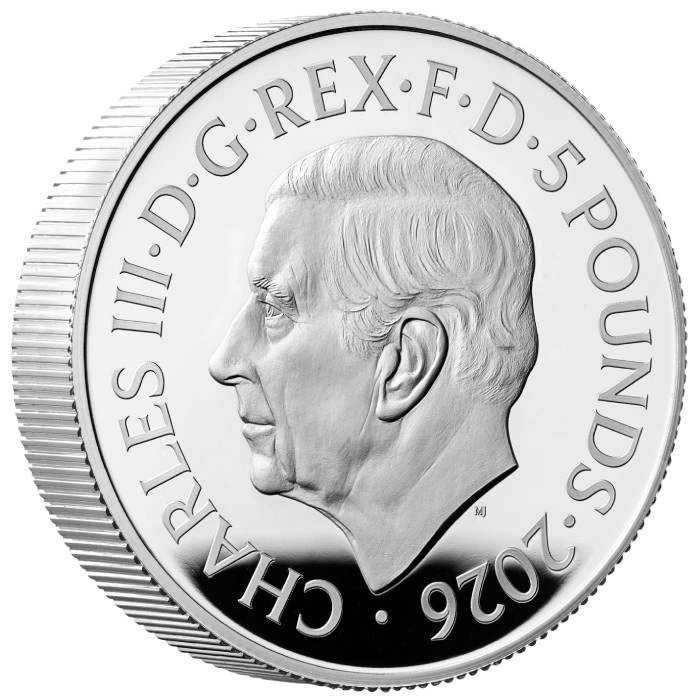 Vita della regina Vittoria £5 argento 2026 Proof Piedfort