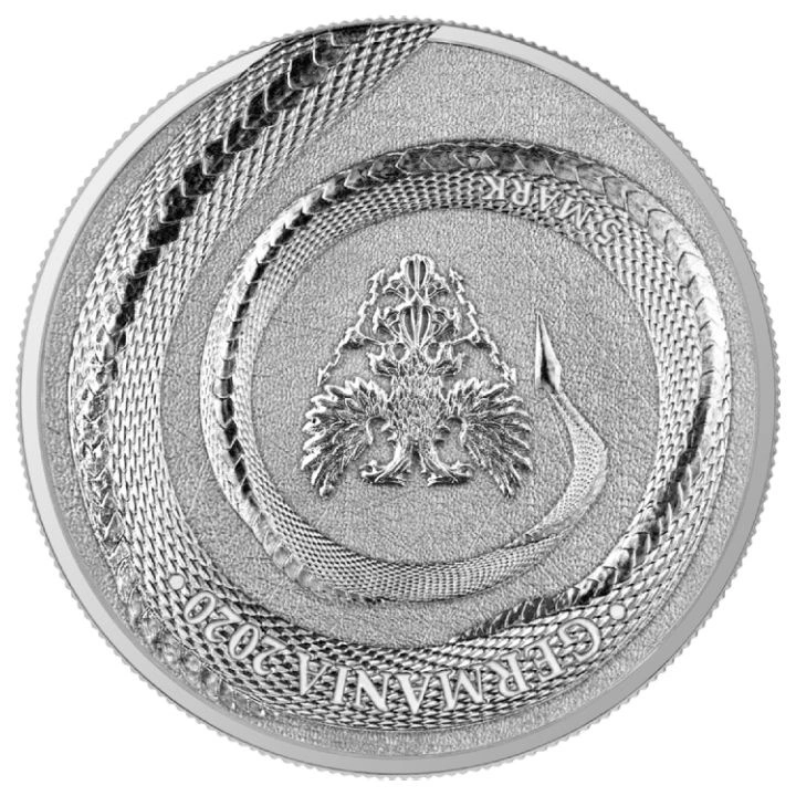 Germania Beasts - Fafnir 1 oz argint 2020