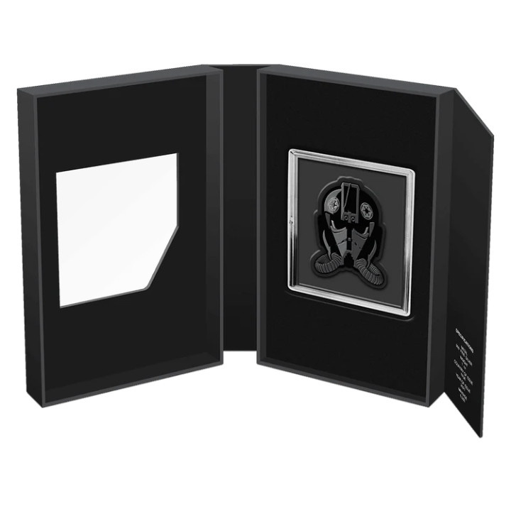 Niue: Star Wars Los Rostros del Imperio - Piloto de caza imperial TIE coloreado 1 oz Plata 2021 Proof