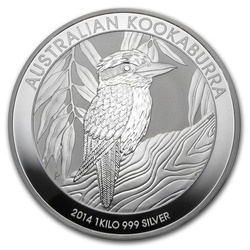 Kookaburra 1000 gram Silver 2014