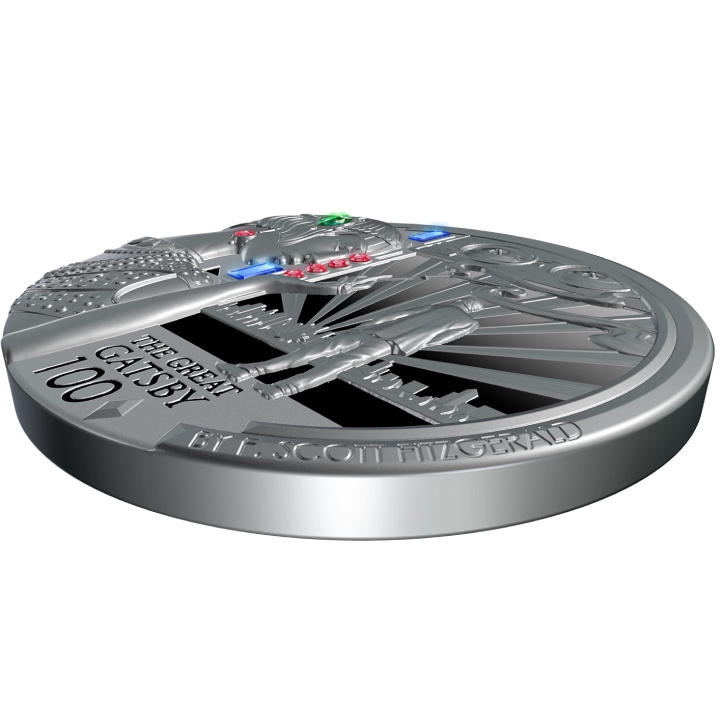 Liberia: The Great Gatsby $5 Silber 2025 Prooflike Coin