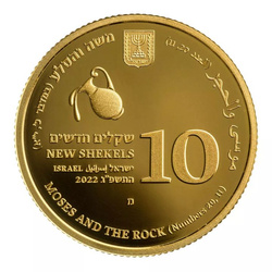 Moses And The Rock 10 NIS Oro 2022 Proof