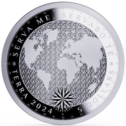 Tokelau : Terra 1 once d'argent 2024 Prooflike