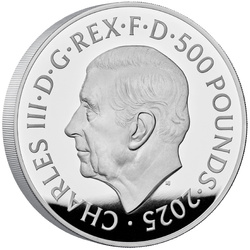 Royal Mint Lunar: Anno del Serpente 1000 grammi d'argento 2025 Proof