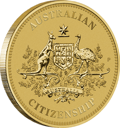 Cittadinanza australiana $1 Bronzo alluminio 2022