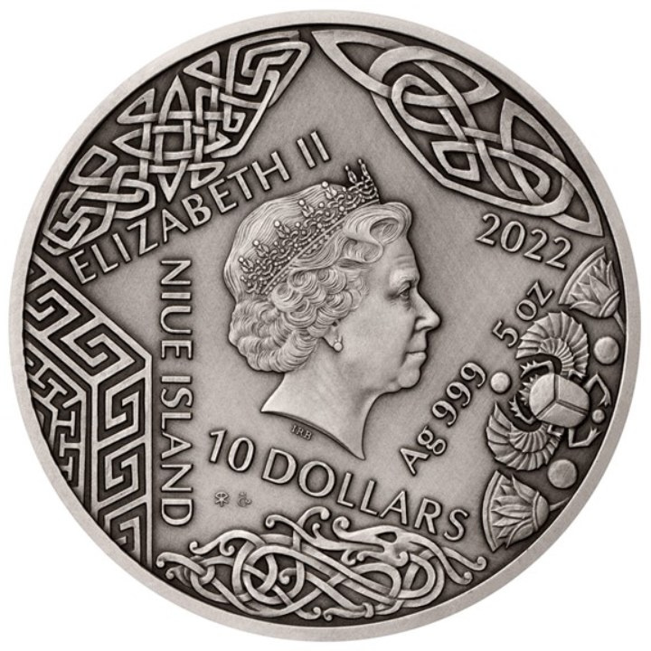 Niue: Universal Gods - Dagda 5 oz Silver 2022
