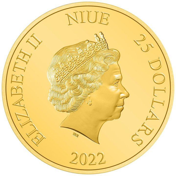 Niue: Star Wars - AT-ST Walker 1/4 oz Oro 2022 Proof