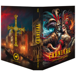 Canada : Carnaval coloré 1 once d'argent 2024