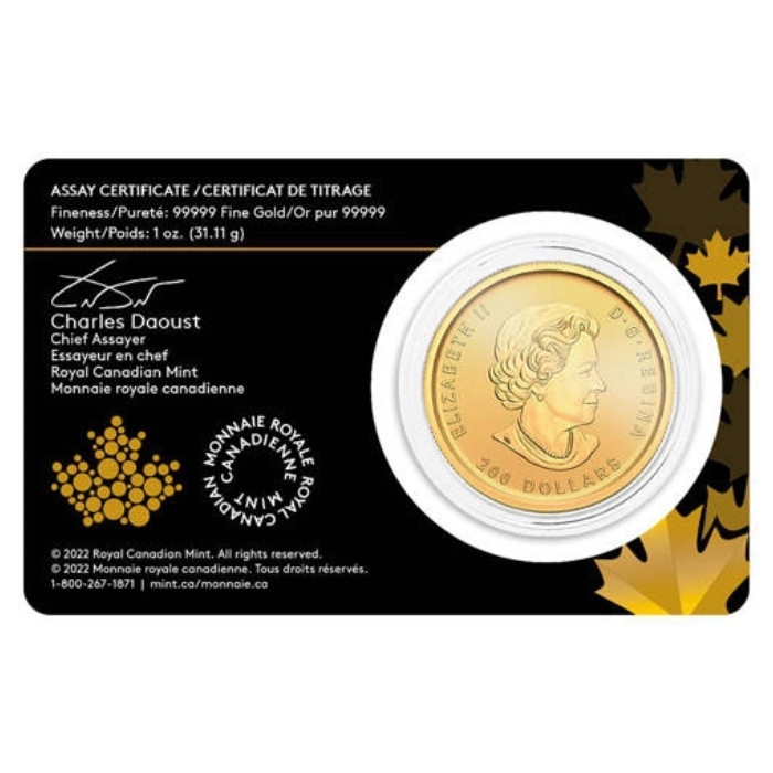 Monnaie en or Canada Klondike : Ruée vers l'or - À la recherche de l'or 1 once d'or 2022