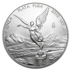 Mexican Libertad 1 oz Silver 2015