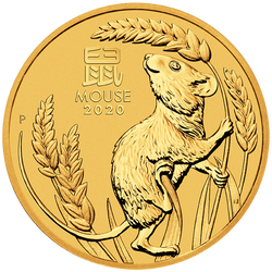 Lunar III: Year of the Mouse 10 oz Gold 2020