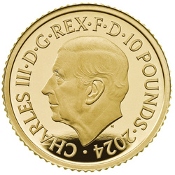 Ensemble de 6 pièces Premium Britannia en or 2024 Proof