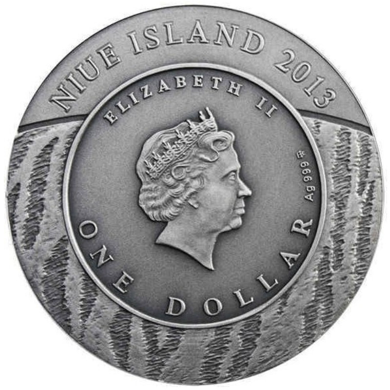 Wildlife Family Tigers 1 oz argento 2013 Crystal Proof Antiqued | Metal ...